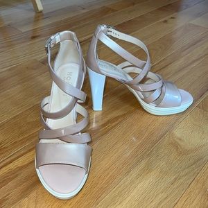 Hogan high heel sandals in cream and white size 36 (6)